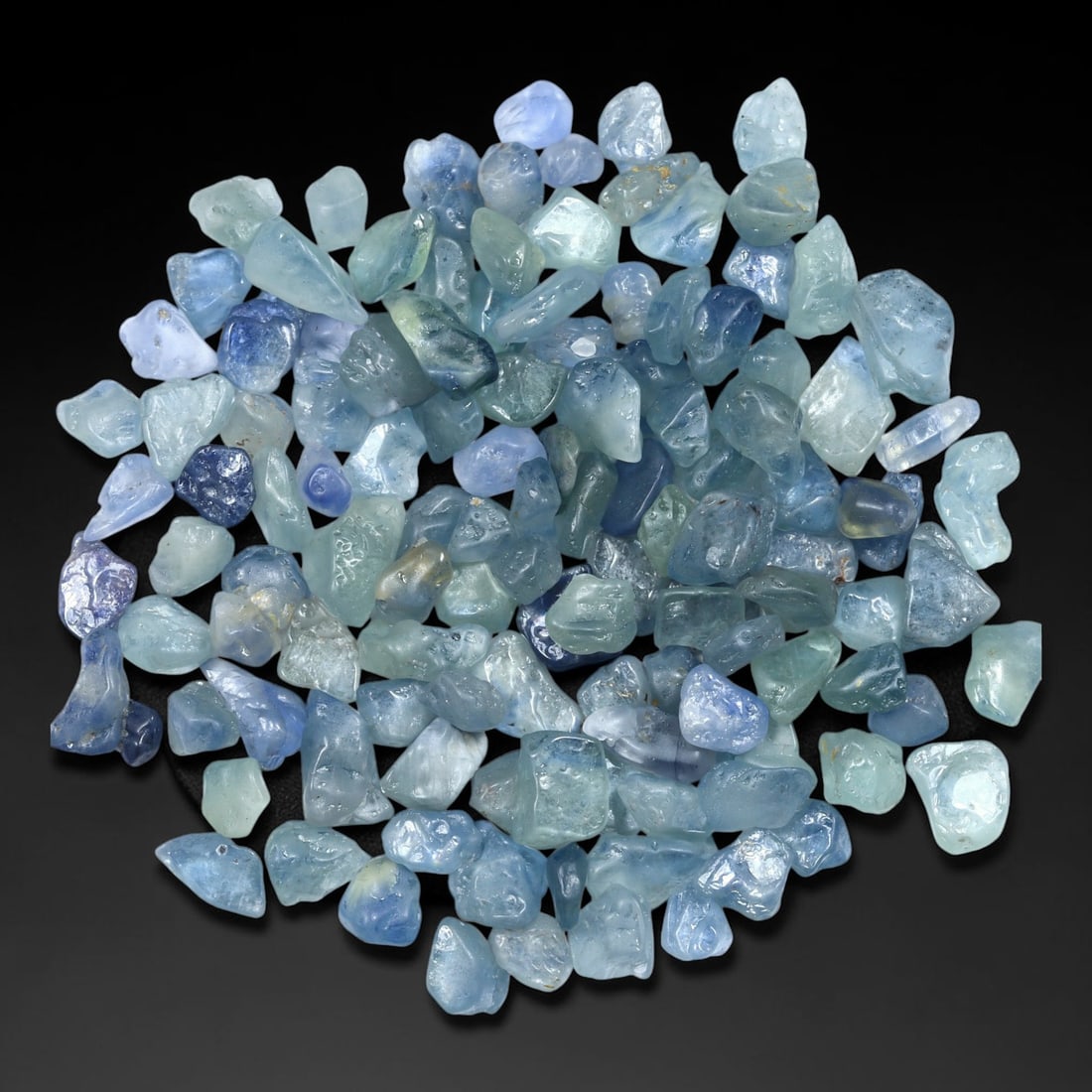 71Ct Raw Blue Sapphire Freeform Lot - Rough Specimen , 790C: Ksmith Heritage Auctioneers Subject: Natural Sapphire