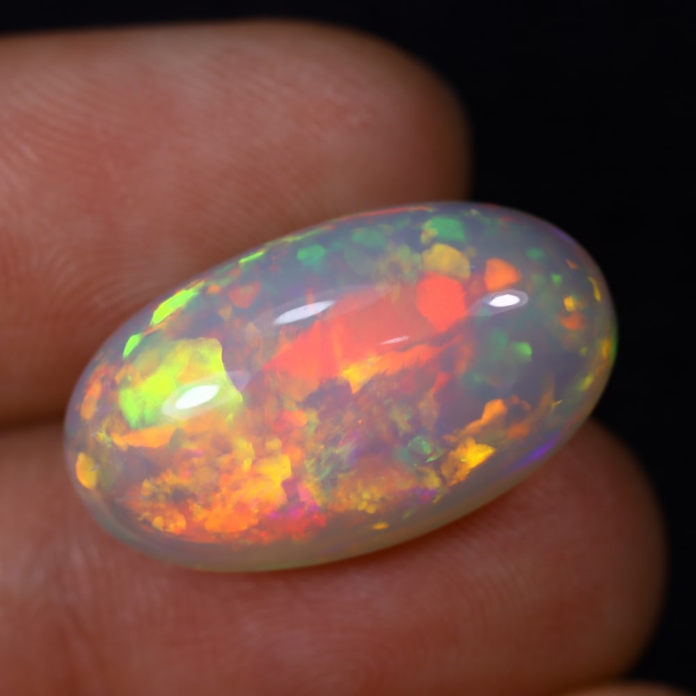 *14.02Ct Welo Opal Polished - Ethiopian Opal , 451C (1 of 8)