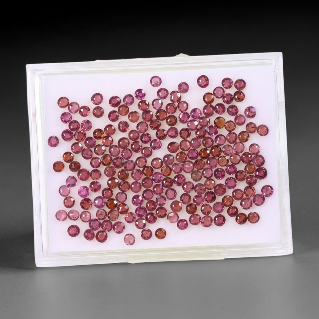 *11.53Ct Calibrated 2.1mm Red Ruby - Polished Faceted , 1118B: Ksmith Heritage Auctioneers Subject: Natural Ruby Origin: Burma Carat Weight: 11.53Ct Dimension: 2.2x2.1x1.3 mm Treatment: Heated Type: Faceted, Polished
