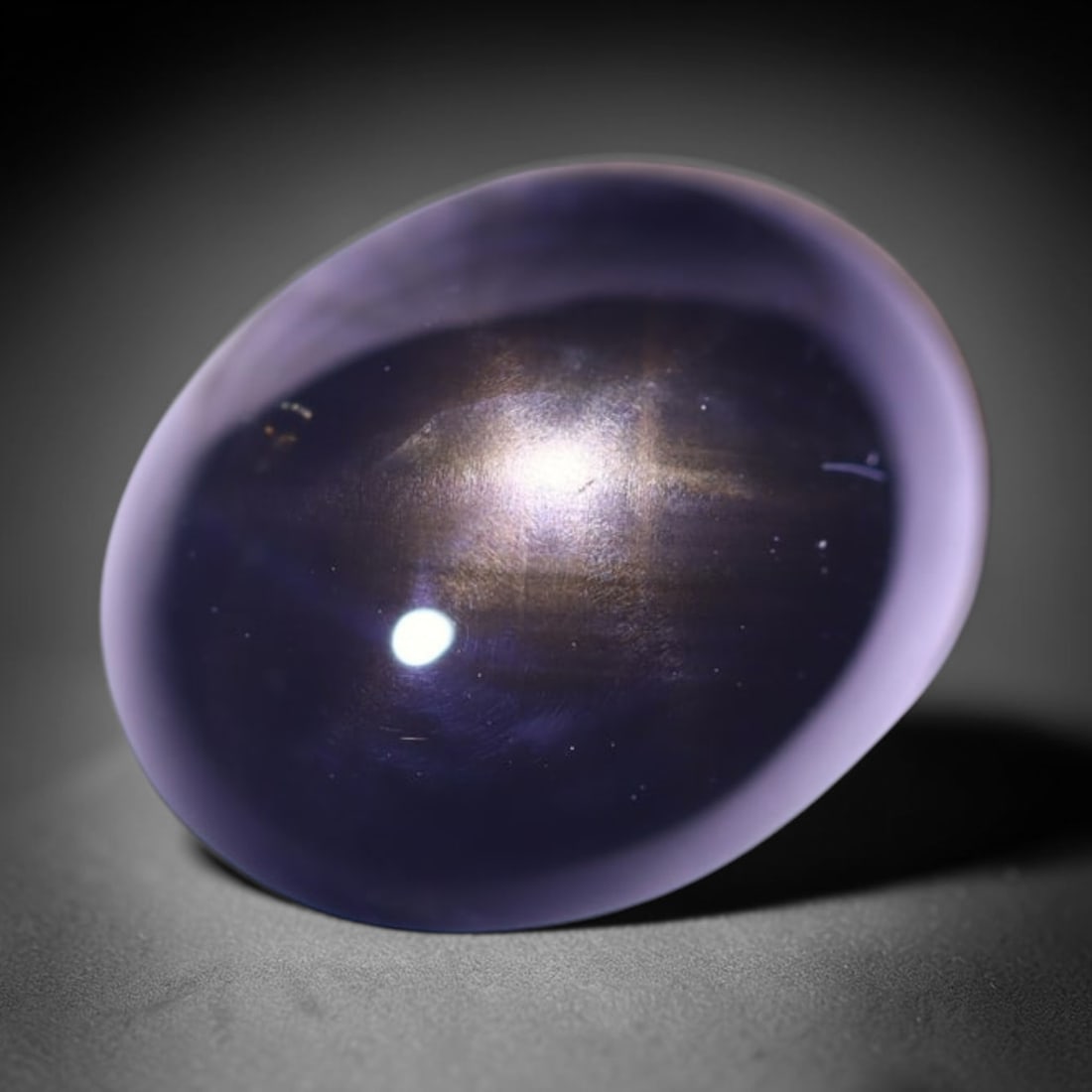 4.81cts 6 Rays Black Star Sapphire , 545E (1 of 2)