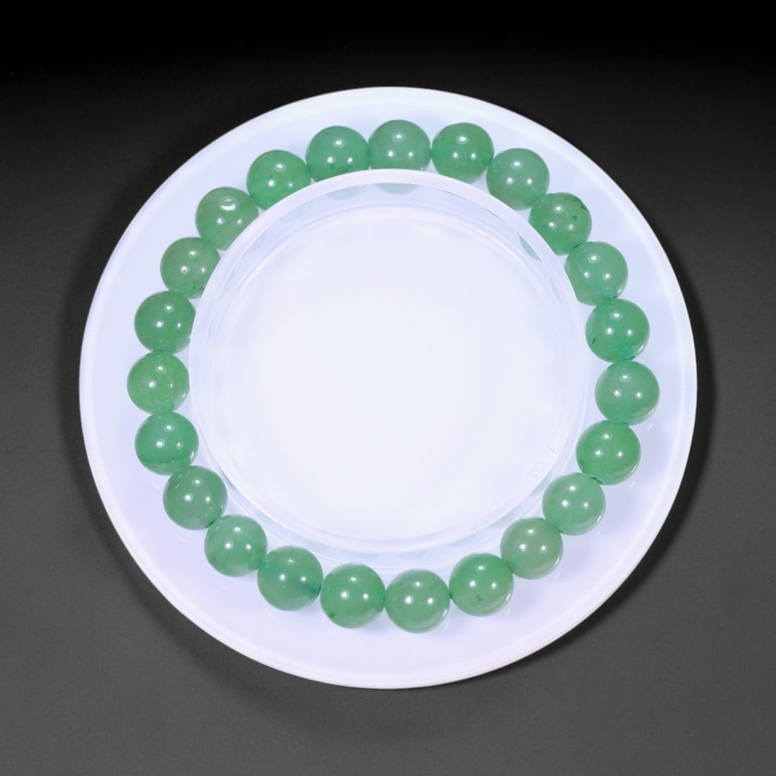 17.72g Green Amethyst Bracelet - Polished Beads, 289B: Ksmith Heritage Auctioneers Subject: Natural Green Amethyst Carat Weight: 17.72g