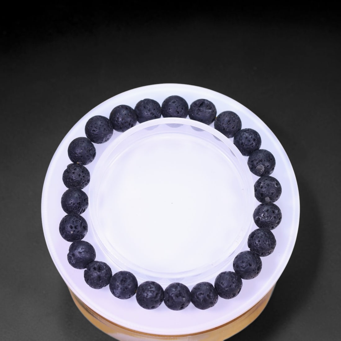 17.23g Lava Stone Bracelet - Polished Beads, 592B: Ksmith Heritage Auctioneers Subject: Natural Lava Stone Carat Weight: 17.23g