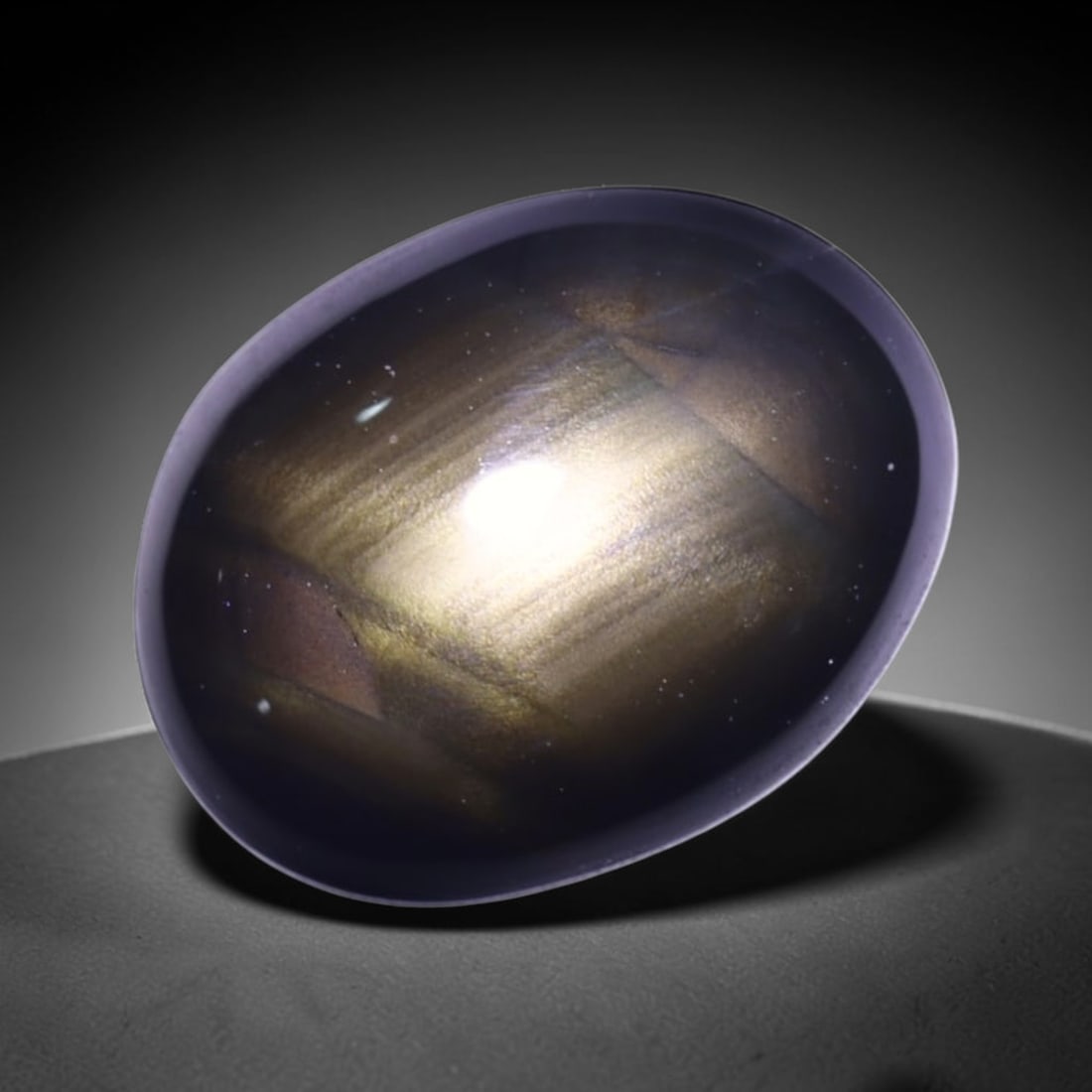 2.41cts 6 Rays Black Star Sapphire , 628E (1 of 3)