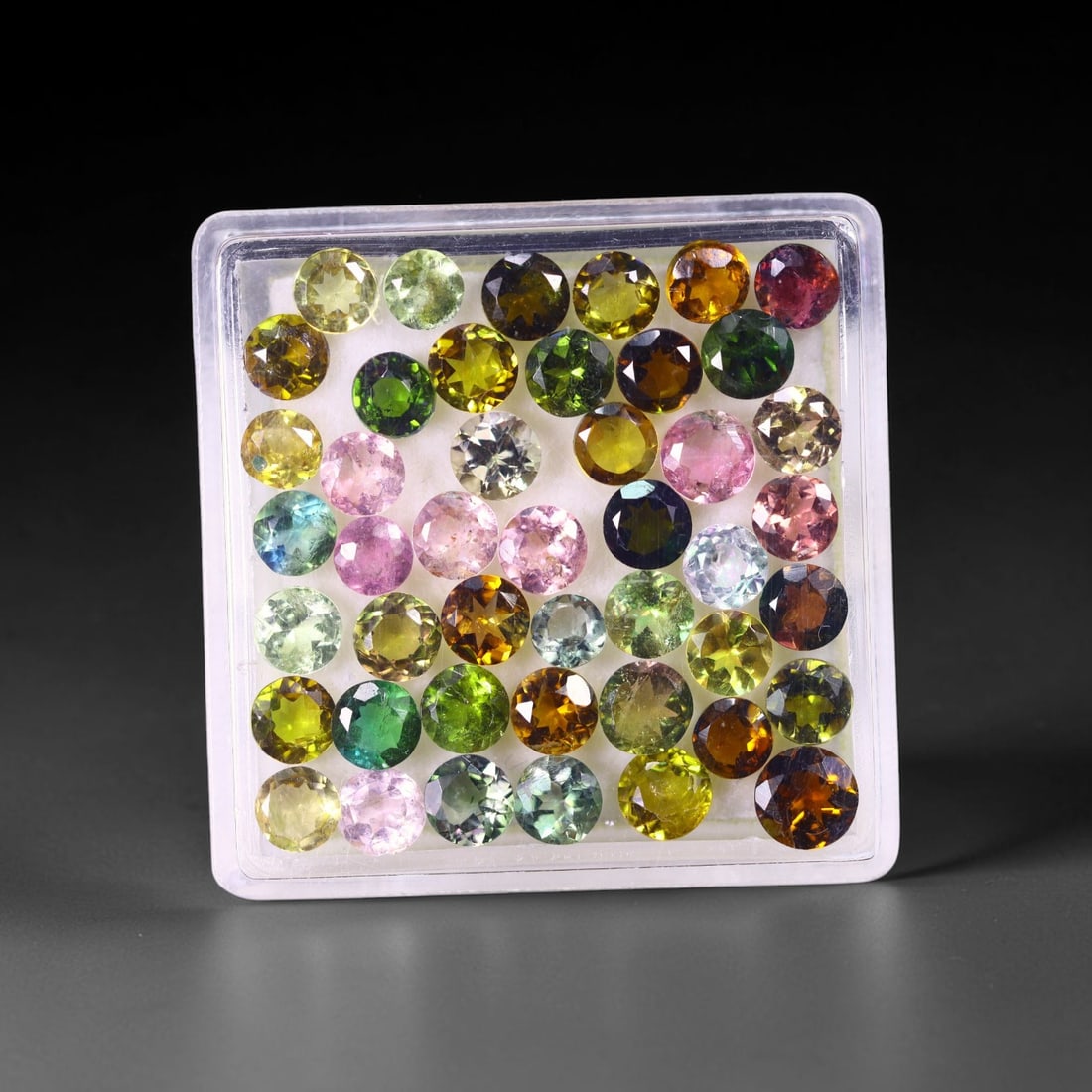 7.96 cts Natural Tourmaline Set - Fancy Mixed Colour Lot , 894C: Ksmith Heritage Auctioneers Subject: Natural Tourmaline Size Range: 3.4mm - 3.6mm x 2mm
