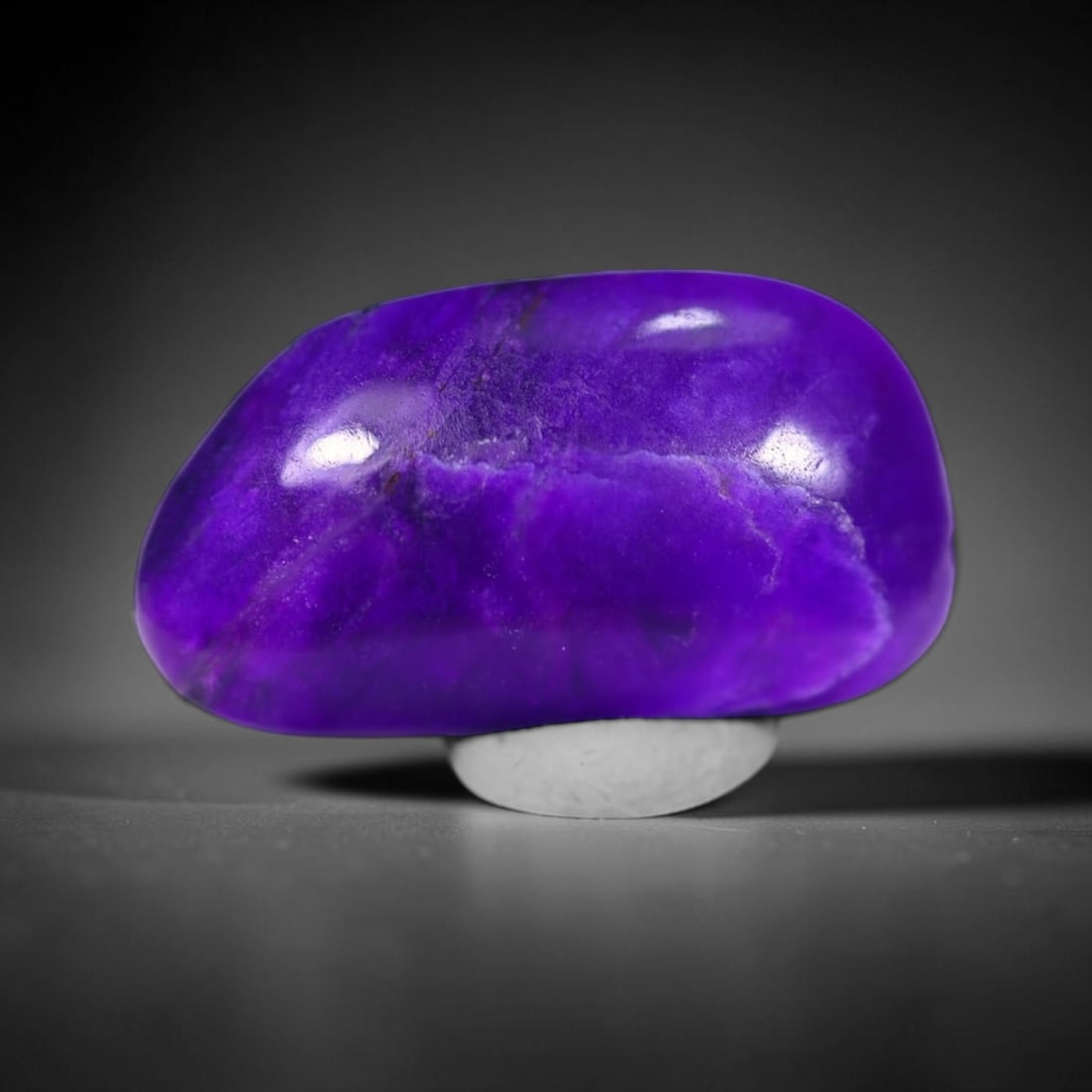 *6.02cts Natural Rare Purple Sugilite Cabochon - No treated , 289E: Ksmith Heritage Auctioneers Subject: Natural Sugilite Origin: South Africa Carat Weight: 6.02Ct Dimension: 18.2x10.1x3.8 mm Treatment: No Treatment Type: Cabochon, Polishe