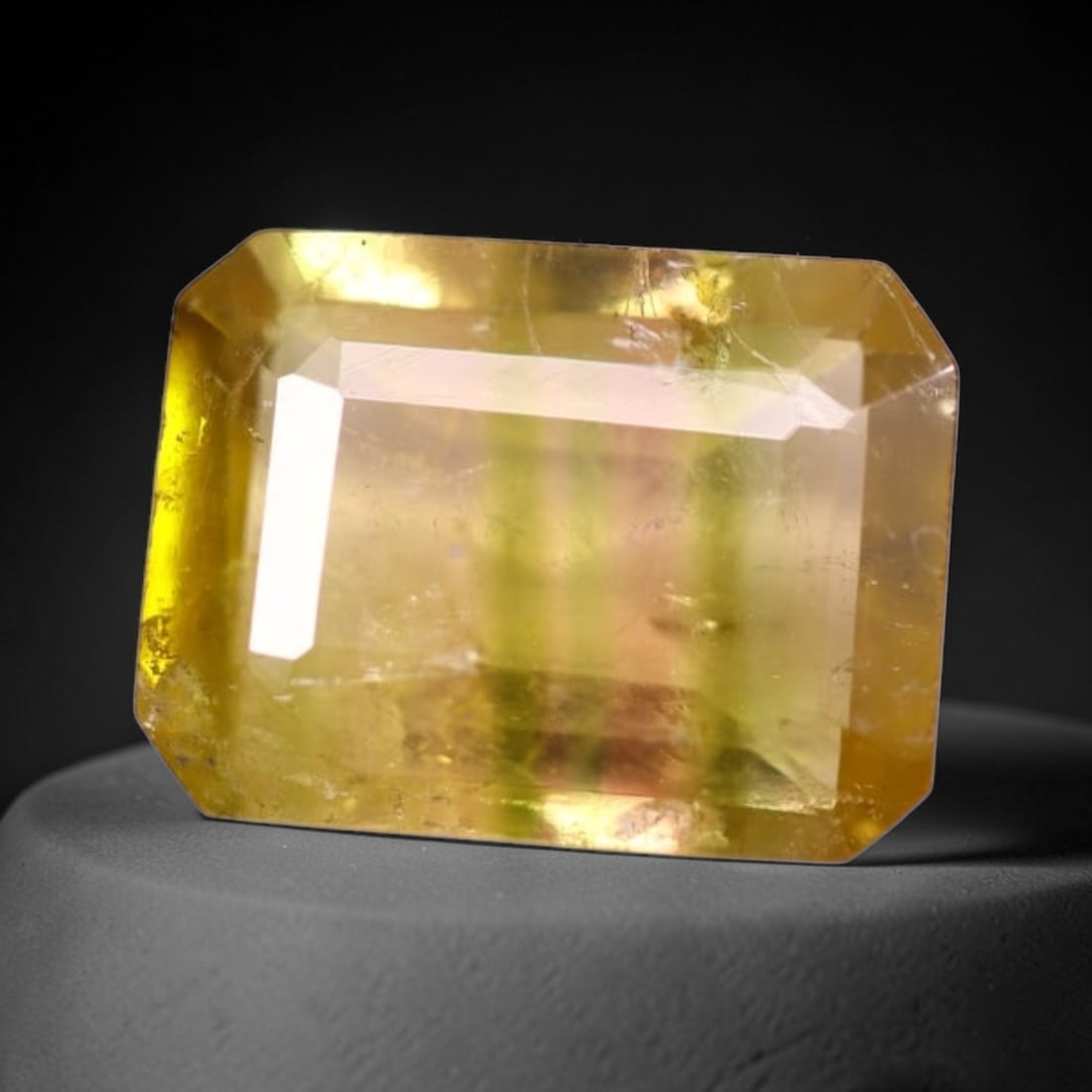 *2.26Ct Natural Watermelon Tourmaline - Bi-Colour Faceted Cut, 155C: Ksmith Heritage Auctioneers Subject: Natural Tourmaline Origin: Africa Carat Weight: 2.26 Ct Dimension: 9.8x7.4x3.6 mm Type: Faceted, Polished