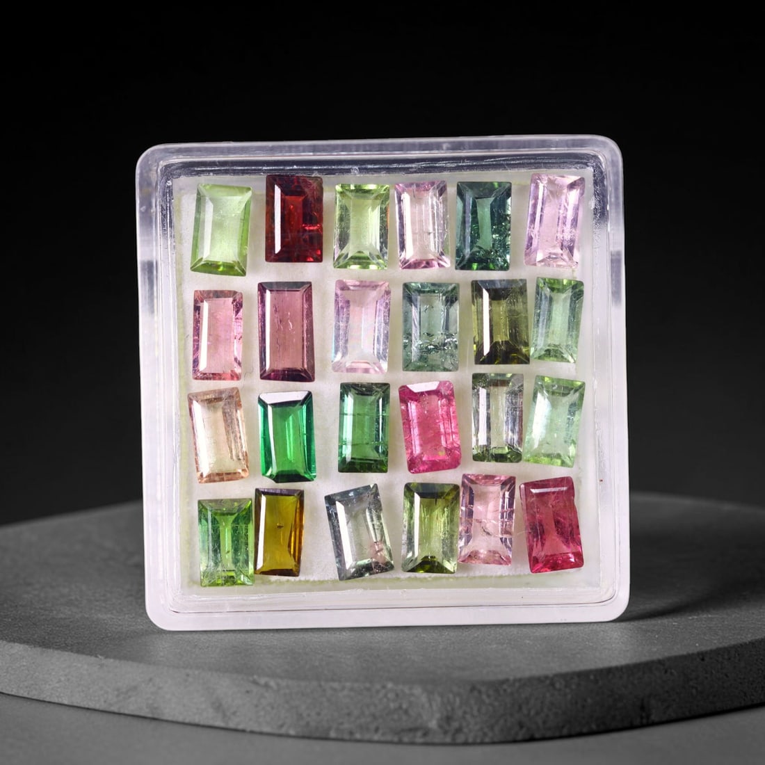 7.20 cts Natural Tourmaline Set - Fancy Mixed Colour Lot , 873C (1 of 3)