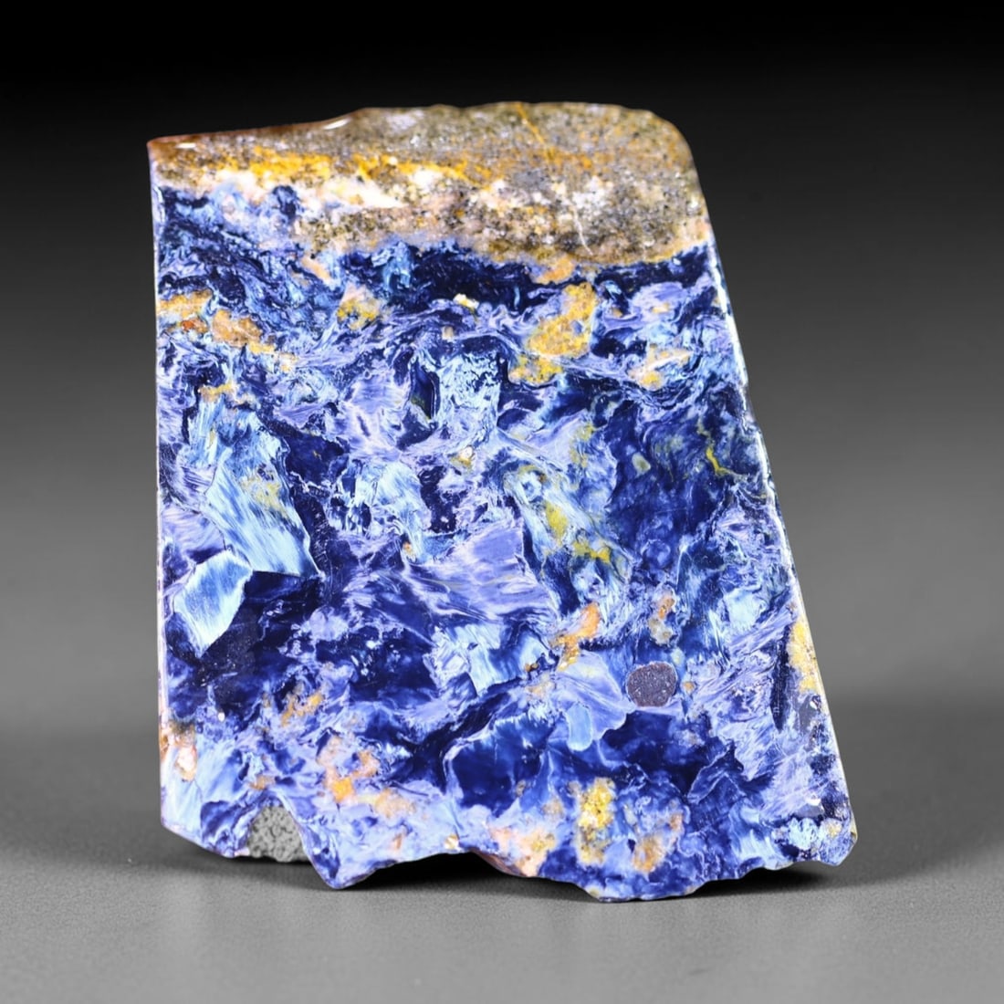 113.20Ct Pietersite Slab - Gemstone Crystal - Freeform Slice, 1058B: Ksmith Heritage Auctioneers Subject: Natural Pietersite Origin: Namibia, South Africa Carat Weight: 113.20Ct Dimension: 50.3 x 42.1 x 5.8 mm Treatment: Natural Untreated Shape: