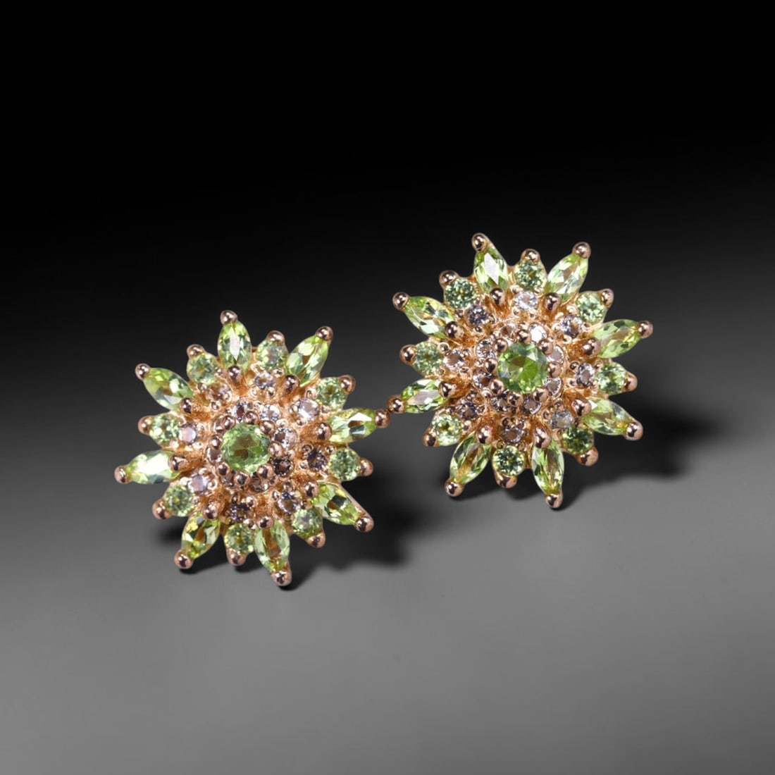 5.16g Multi Stone Earrings - 925 Sterling Silver , 106C: Ksmith Heritage Auctioneers