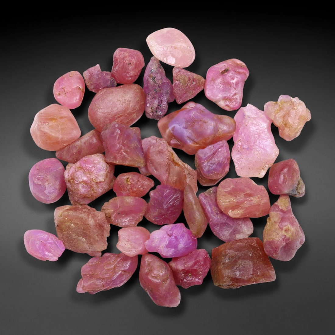 68Ct Raw Ruby Freeform Lot - Rough Specimen , 745C: Ksmith Heritage Auctioneers Subject: Natural Ruby Treatment: No Treat