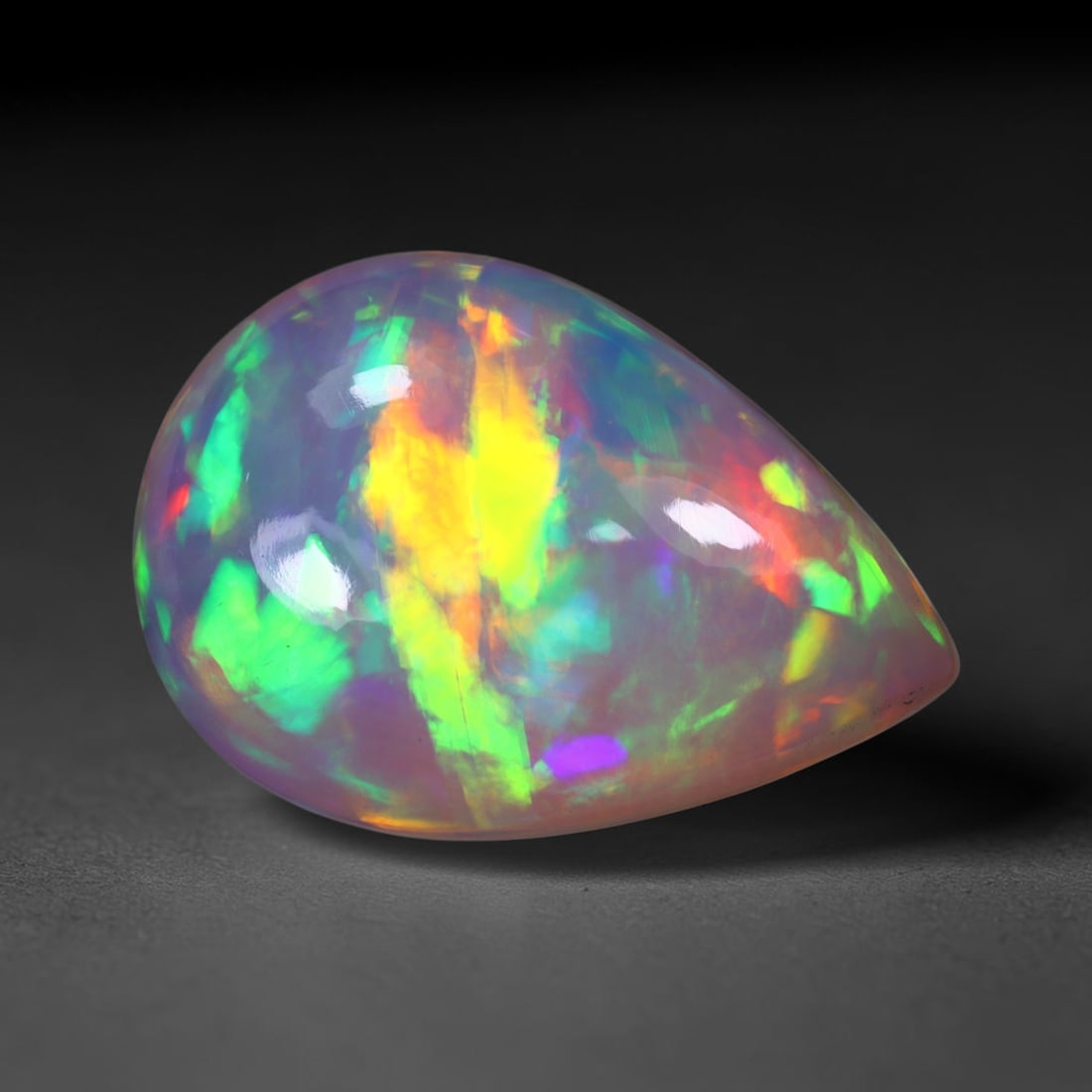 6.97Ct Natural Ethiopian Opal , Unheated - 18.8x13.2x5.9 mm , 824C (1 of 8)
