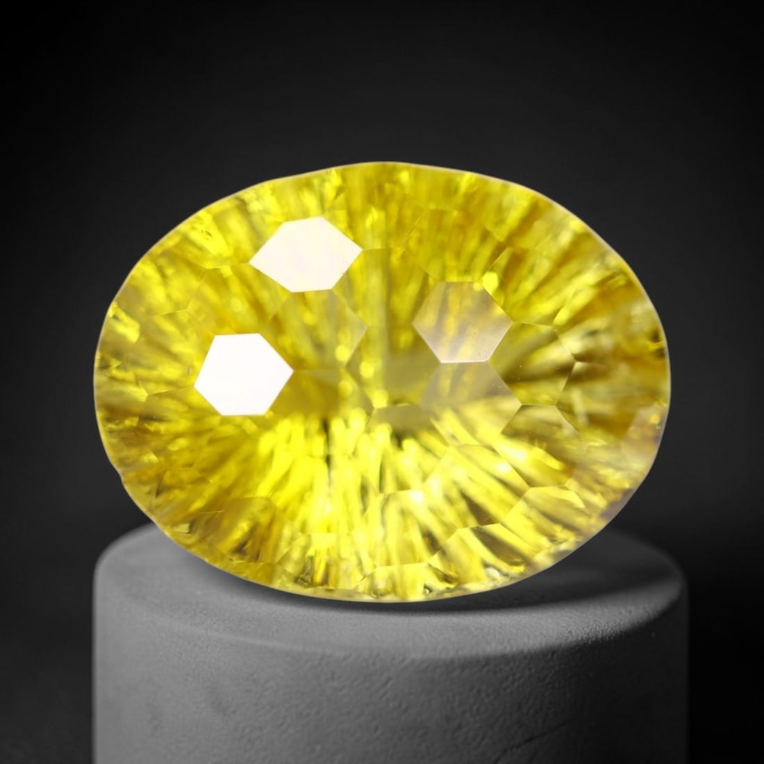 21.72Ct Citrine - Special Cut - Faceted Polished , 327E: Ksmith Heritage Auctioneers Subject: Natural Citrine Origin: Brazil Carat Weight: 21.72Ct Dimension: 21.7x16.6x12.2 mm Treatment: Untreated Type: Faceted, Polished