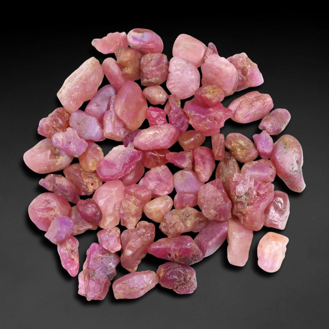 155Ct Raw Ruby Freeform Lot - Rough Specimen , 732C: Ksmith Heritage Auctioneers Subject: Natural Ruby Treatment: No Treat