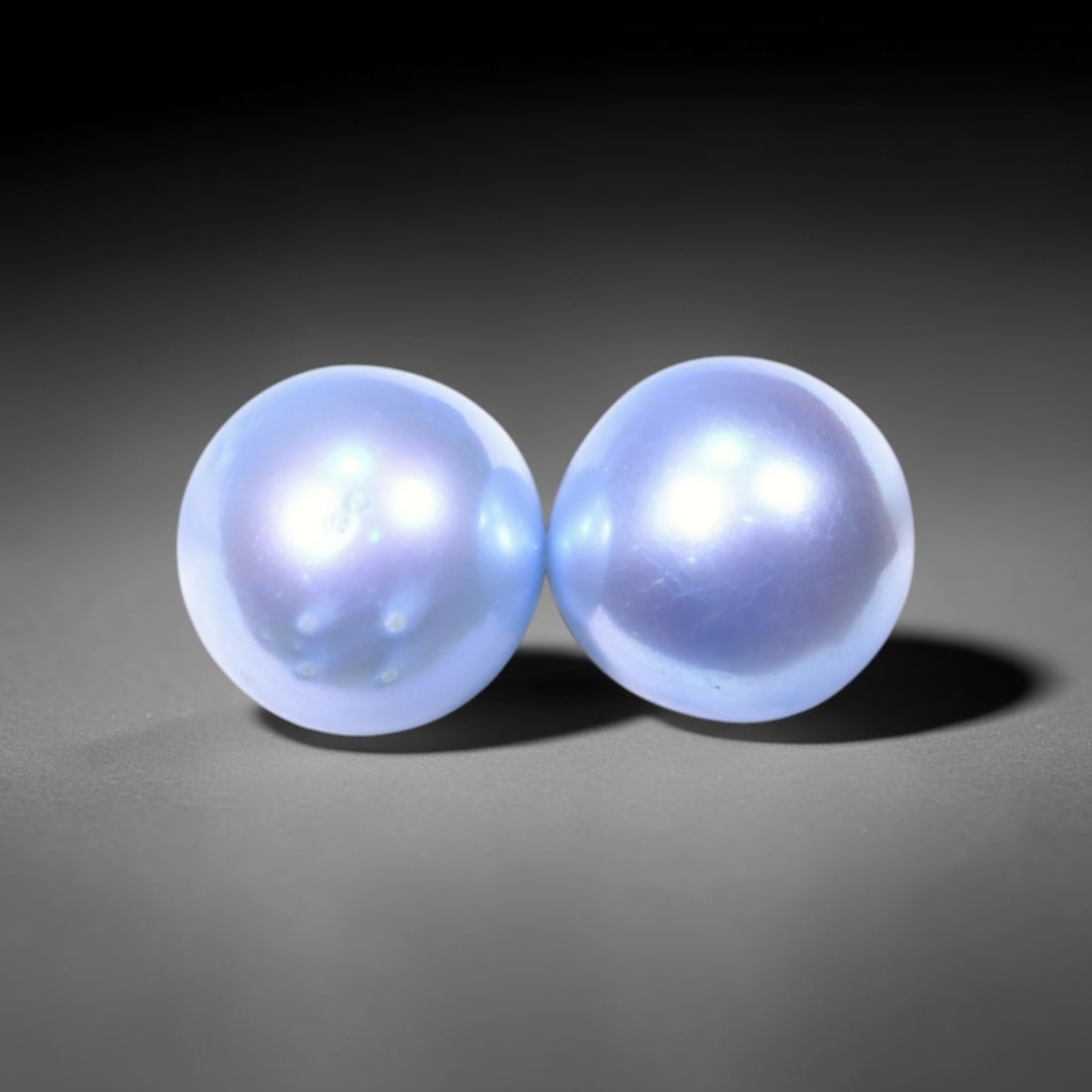6.02cts Blue Freshwater Pearl Pair 7.5mm - No Hole Drill , 488C: Ksmith Heritage Auctioneers Subject: Natural Pearl Treatment: Colour Enhance Shape: Round Bead Type: Without hole, no drill