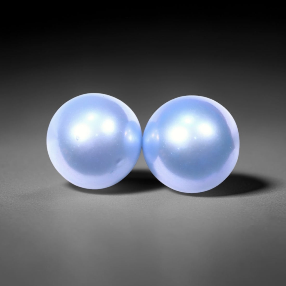 6.12cts Blue Freshwater Pearl Pair 7.5mm - No Hole Drill , 473C: Ksmith Heritage Auctioneers Subject: Natural Pearl Treatment: Colour Enhance Shape: Round Bead Type: Without hole, no drill