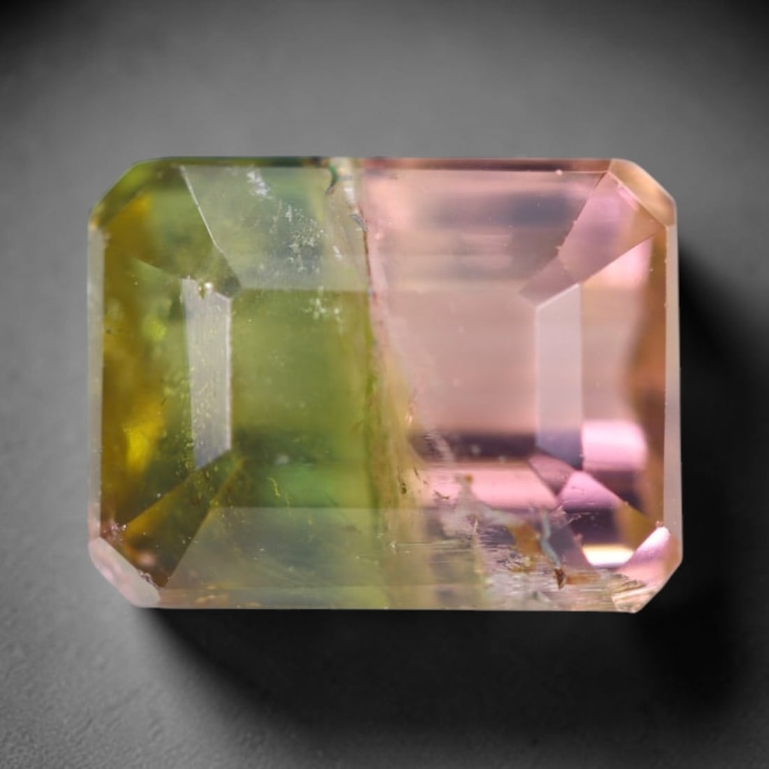 3.32cts Natural Watermelon Tourmaline - Bi-Colour Faceted Cut, 719B: Ksmith Heritage Auctioneers Subject: Natural Tourmaline Origin: Africa Carat Weight: 3.32cts Dimension: 8.9x6.8x5.8 mm Type: Faceted, Polished