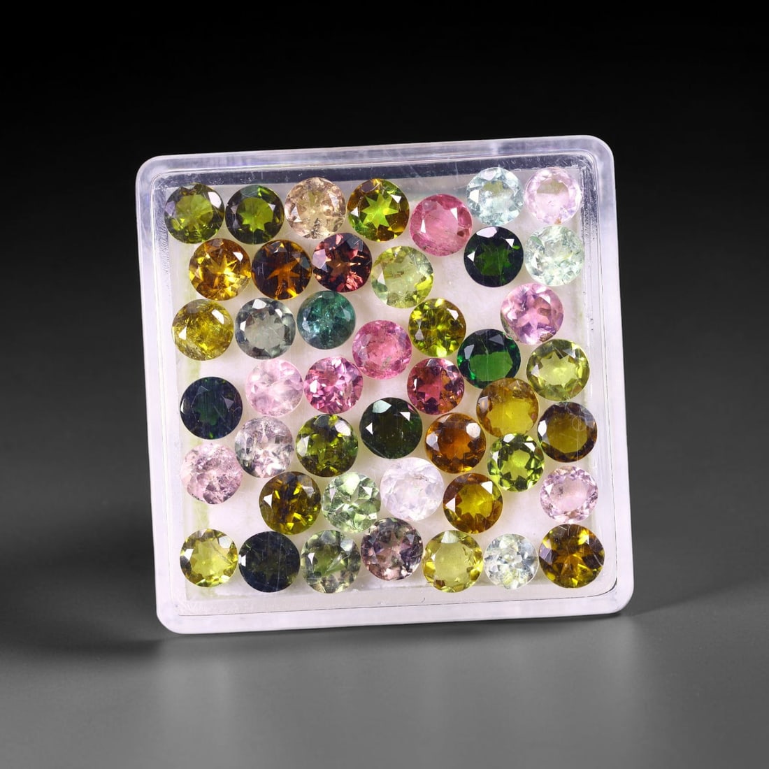 8.06 cts Natural Tourmaline Set - Fancy Mixed Colour Lot , 892C: Ksmith Heritage Auctioneers Subject: Natural Tourmaline Size Range: 3.4mm - 3.6mm x 2mm