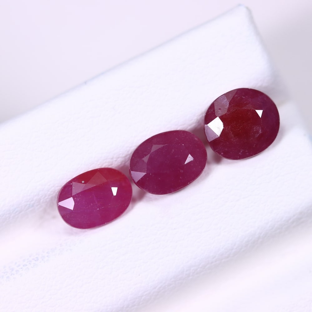 4.33 Ct Ruby Set - 7x5x3mm , 993C - 3