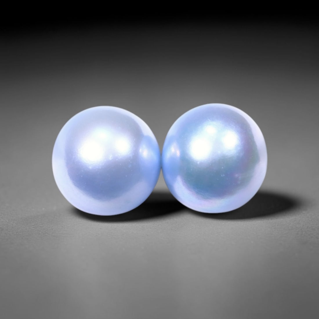 6.19cts Blue Freshwater Pearl Pair 7.7mm - No Hole Drill , 498C: Ksmith Heritage Auctioneers Subject: Natural Pearl Treatment: Colour Enhance Shape: Round Bead Type: Without hole, no drill