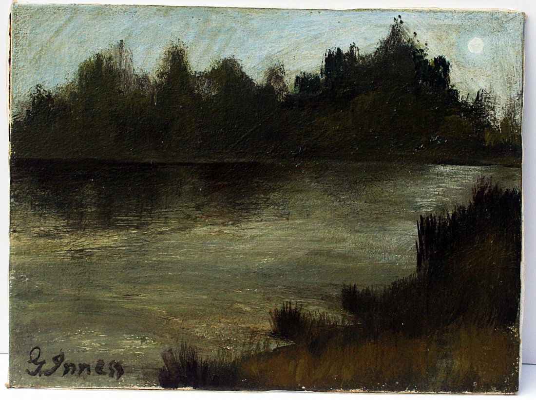 GEORGE INNESS (NY/MA/SCOTLAND, 1825-1894 (1 of 3)