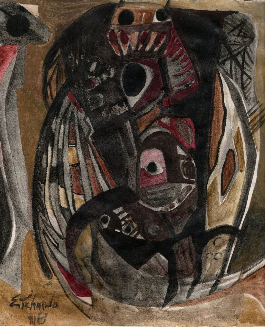 Eligio Pichardo(Dominican Republic) Abstract 50's decade (1 of 2)