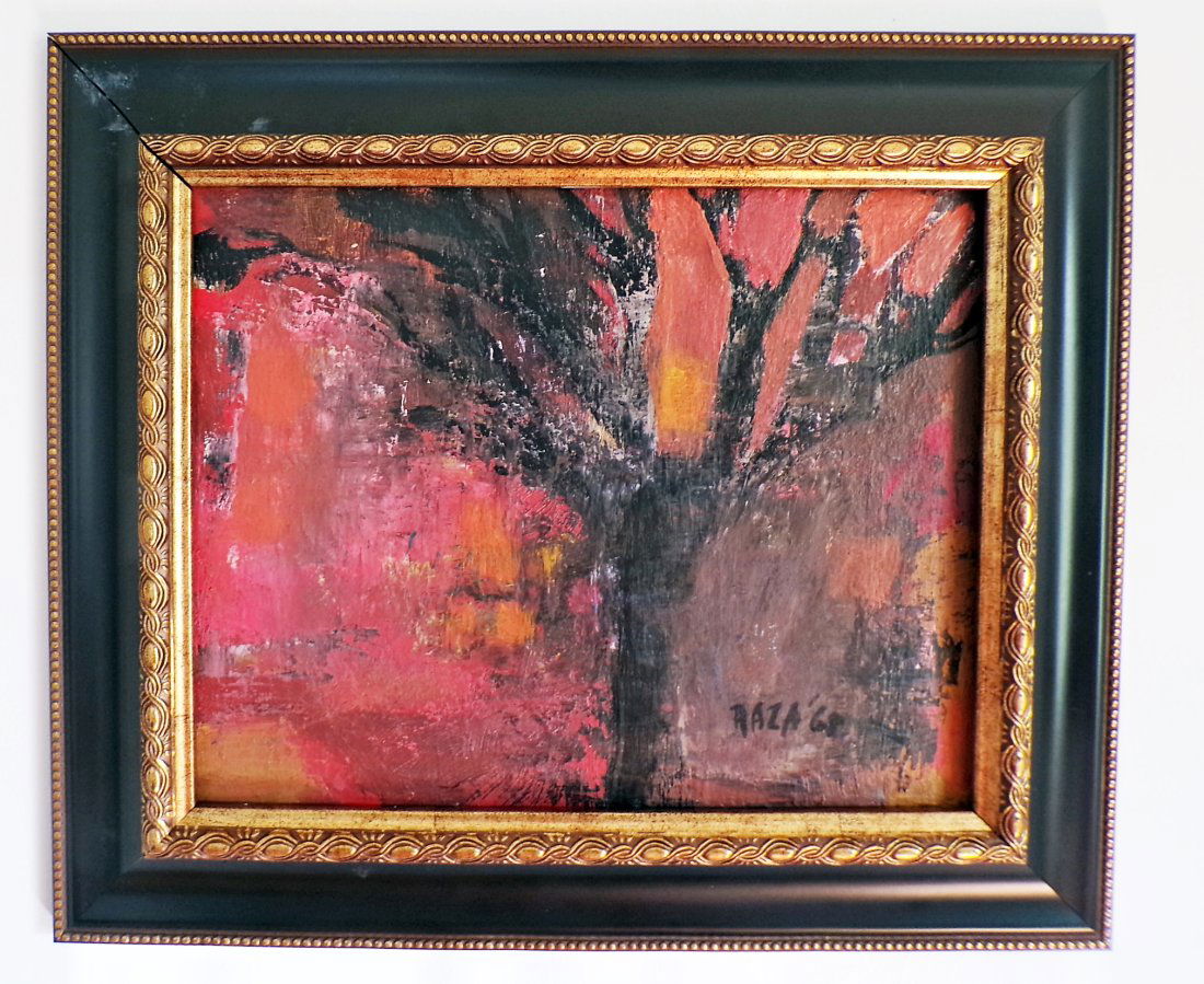 Raza, Syed Haider - Village - 1968 (Attrib) (1 of 4)