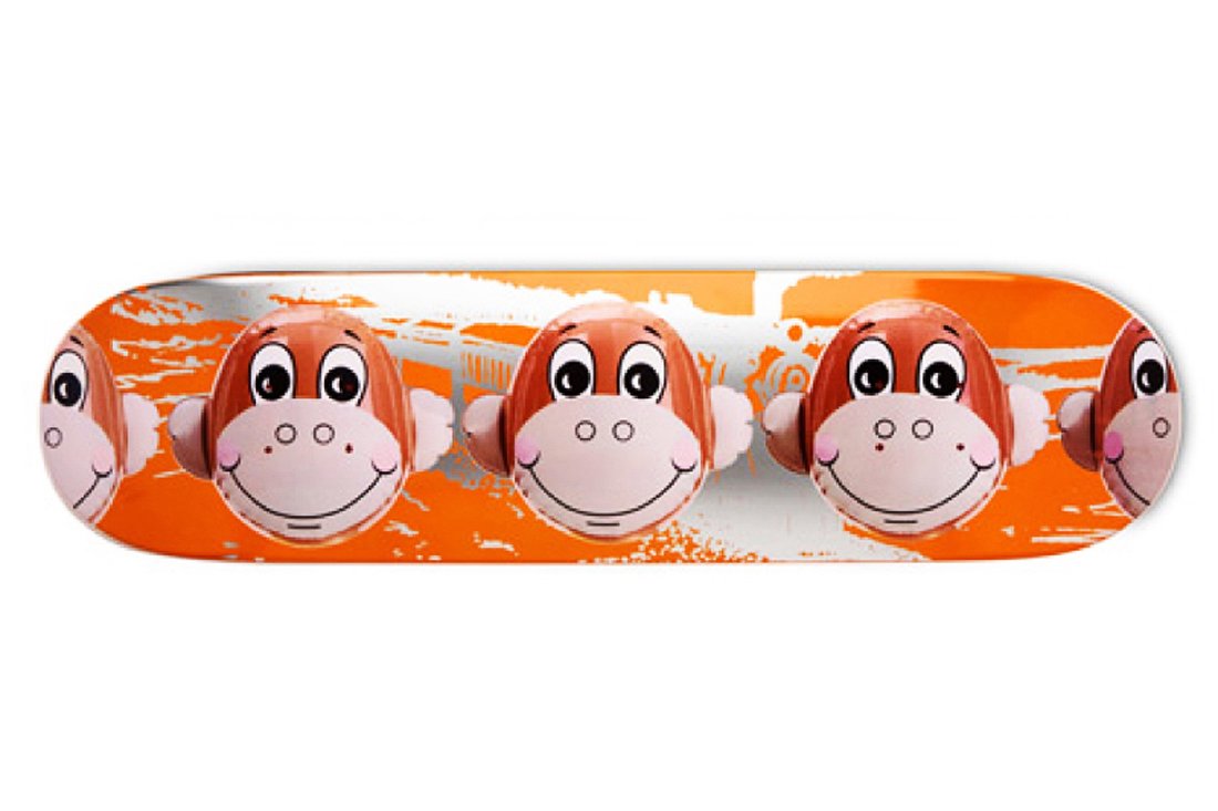 Jeff Koons, Monkey Train, Skateboard Deck (1 of 1)