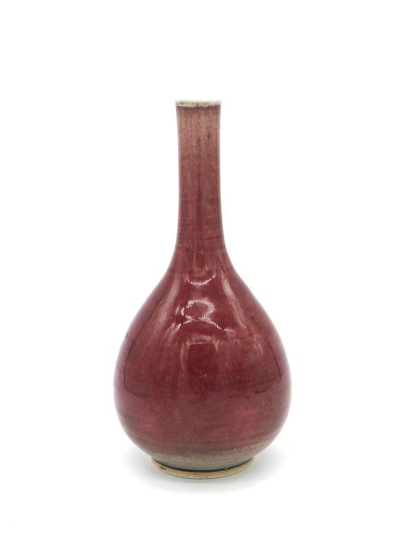 A CHINESE RED GLAZE VASE,19TH CENTURY (1 of 5)