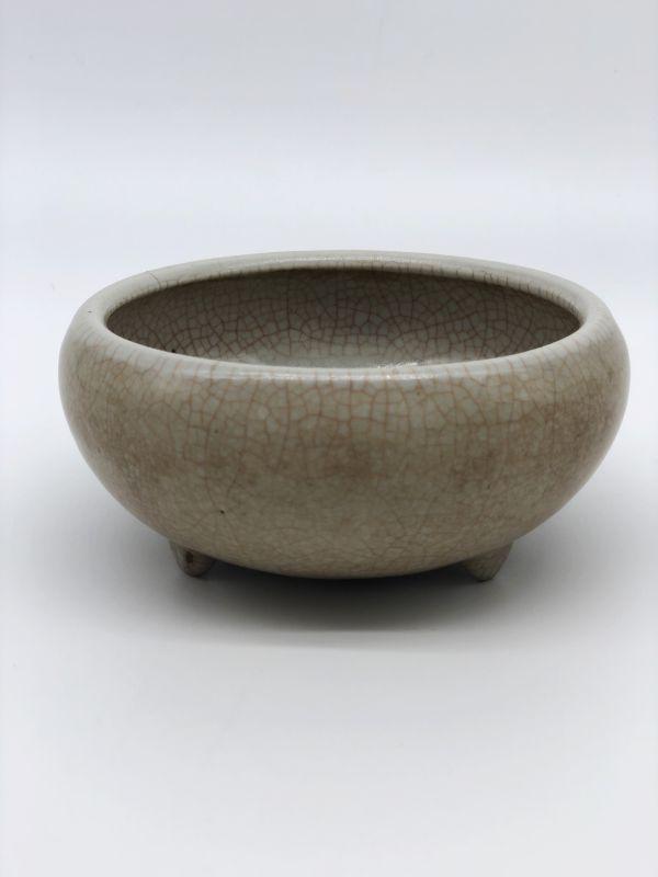 Ge Glaze Style Tripod Incense Burner Qing Dynasty (1 of 4)