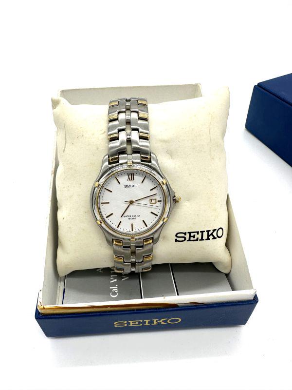 SEIKO WATCH NEW IN BOX: Grand sport for man,50M W/R,Hardlex Crystal,Instant,Date,Retail price:$335