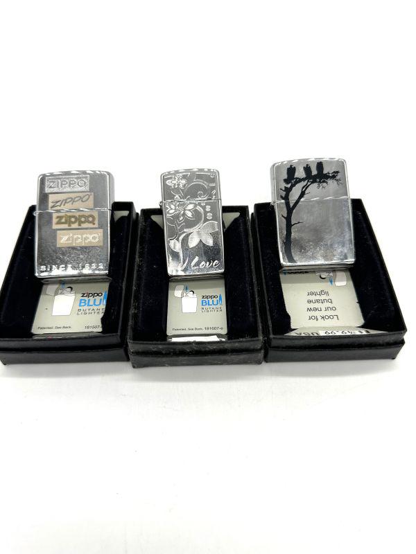 THREE ZIPPO LIGHTERS NEW IN BOX (1 of 4)