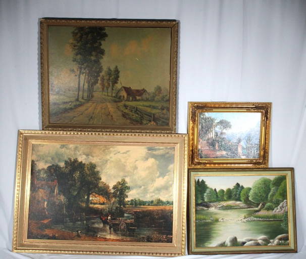 Collection Of 4 Prints With Frames