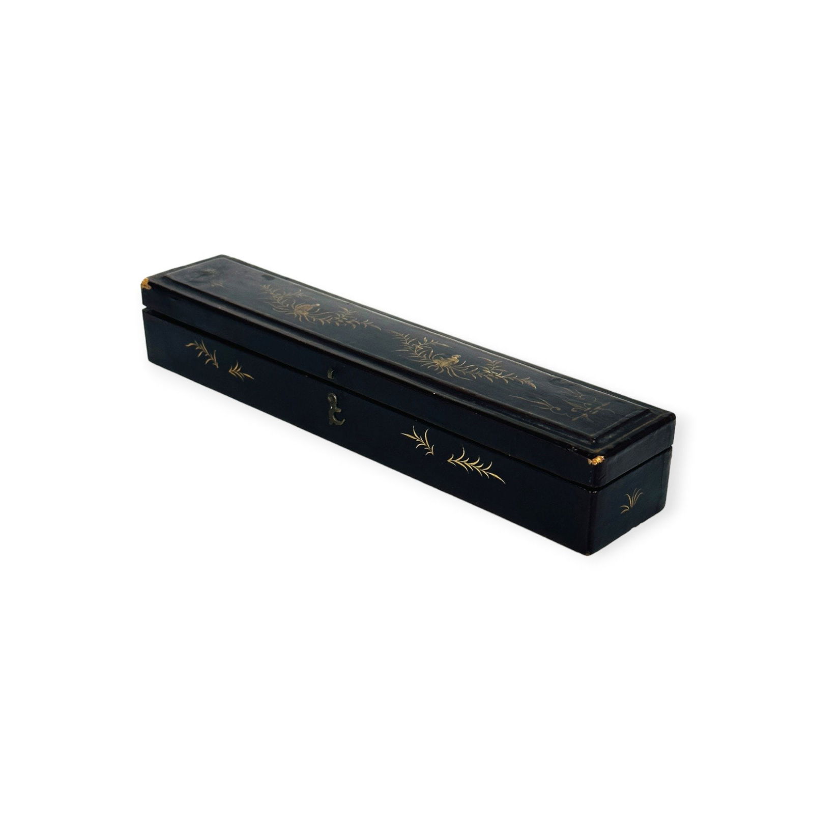 Chinese Laquered Fan Box (1 of 3)