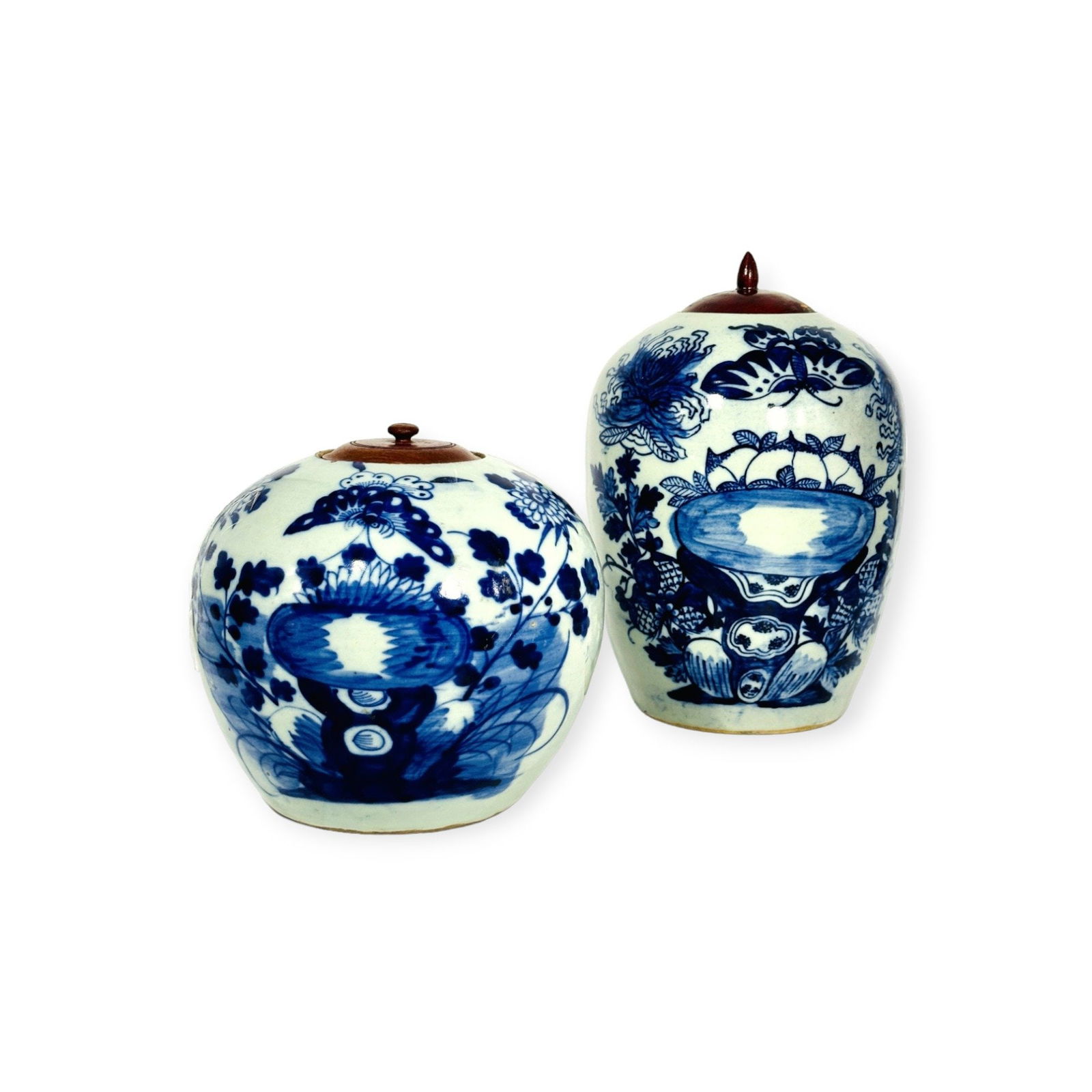 Two Chinese Green Glazed Jars, 19th Century (1 of 9)