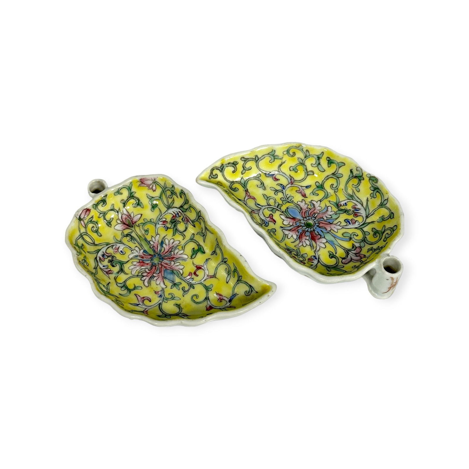 A Pair of Chinese Yellow Brush Washer, Early 20th Century (1 of 4)