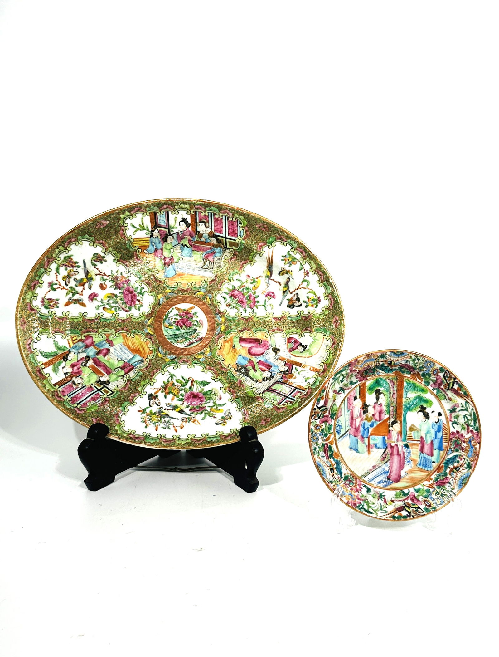 Two Chinese Export Plates, 19th Century (1 of 7)