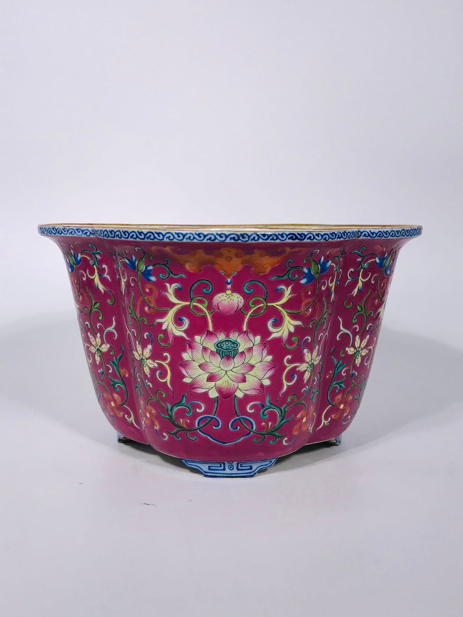 Chinese Famille Rose Flower Pot (1 of 11)