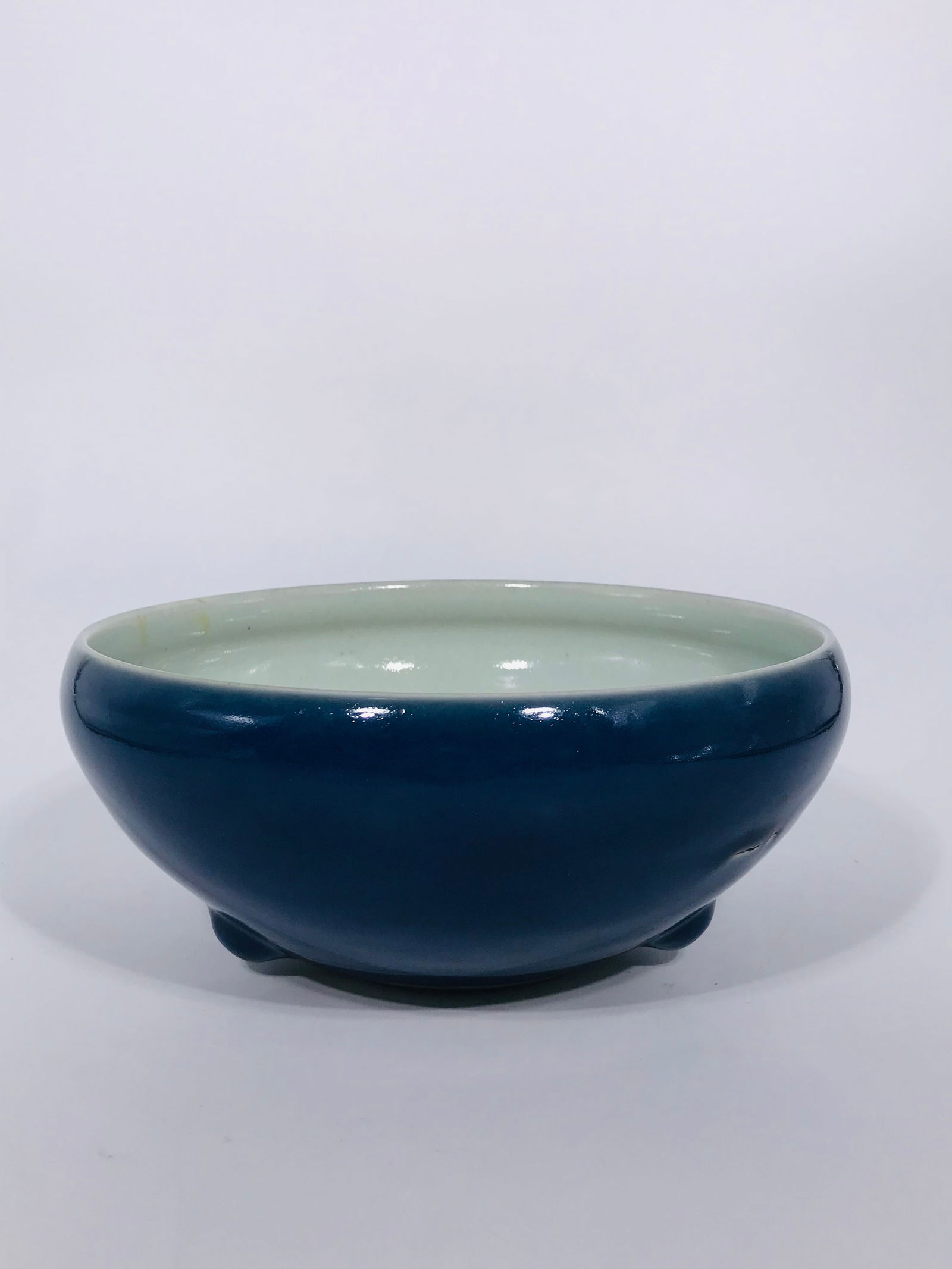 Chinese Blue Glaze Incense Burner, 19th Century (1 of 8)
