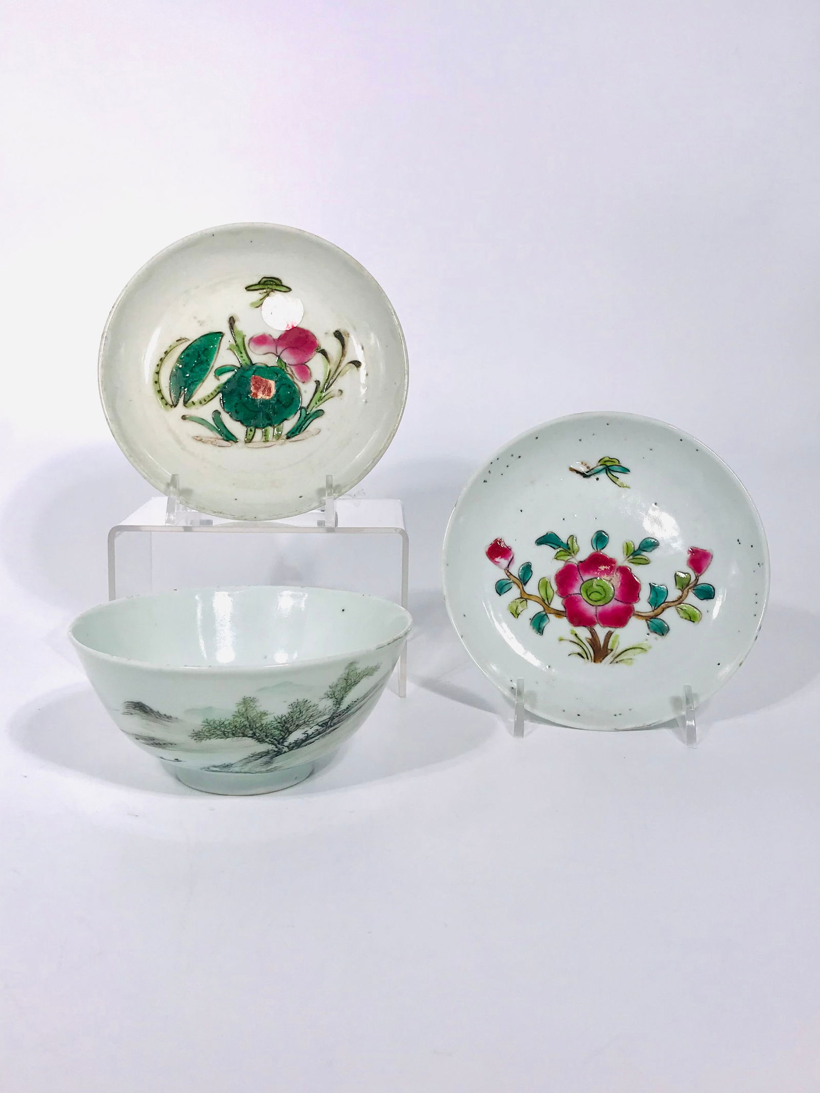 Three Chinese Porcelain Items (1 of 8)