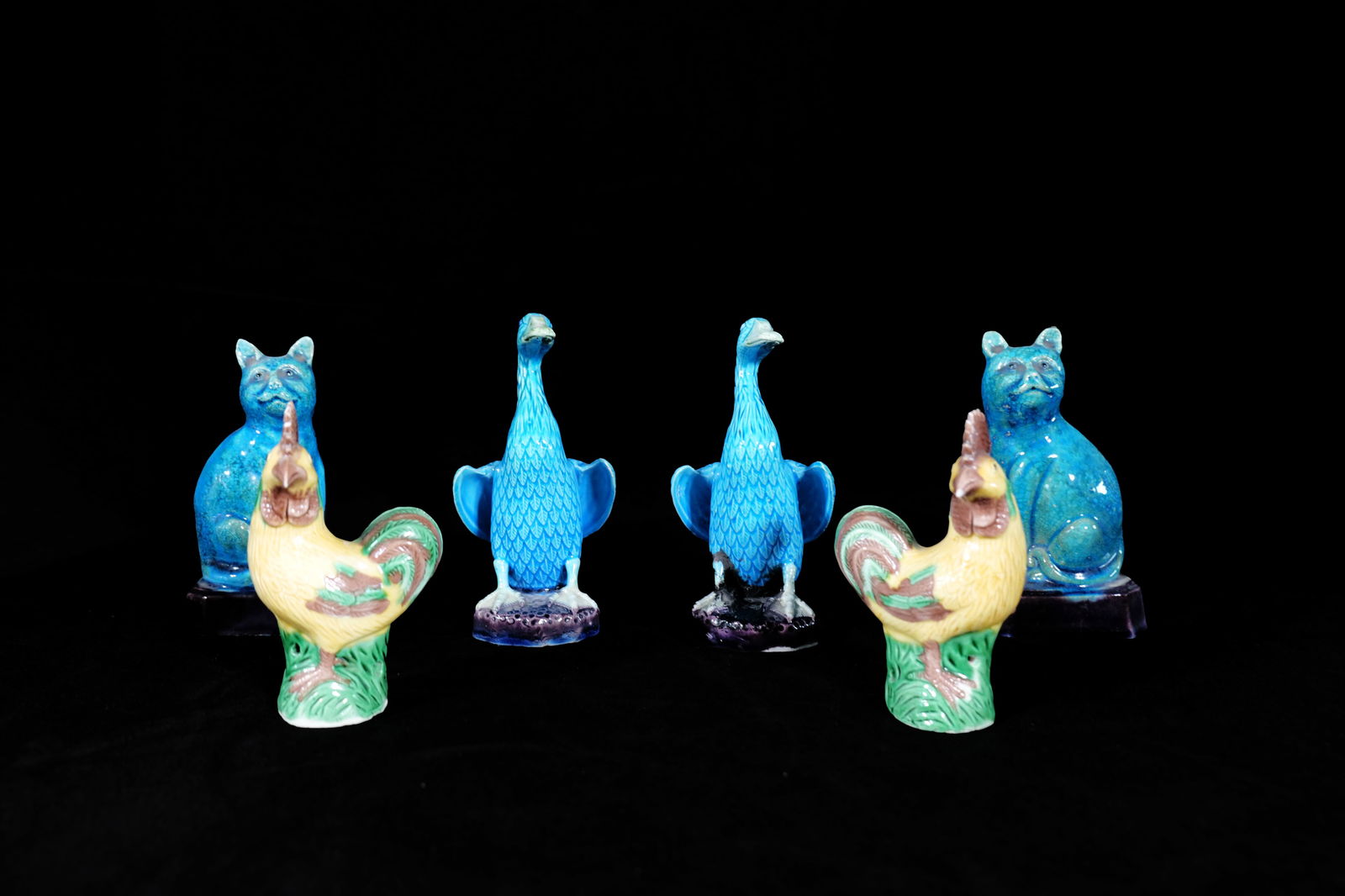 A Group of Three Pairs of Chinese Porcelain Figures, Republic Period (1 of 10)