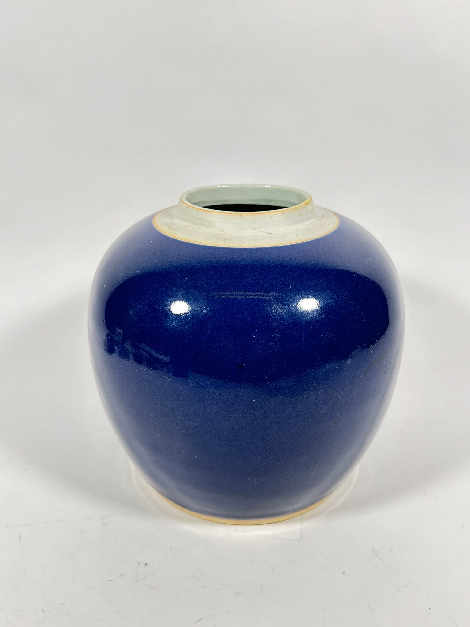 A Chinese Blue-Glazed Jar, Mid Qing Dynasty (1 of 7)