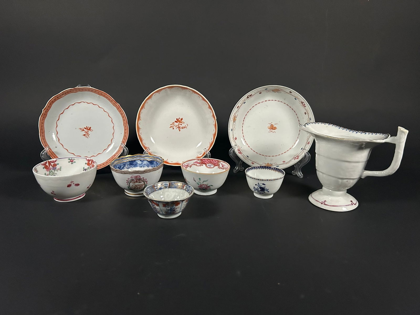 A Group of Nine Chinese Export Porcelain Wares, 17/18th Century (1 of 20)