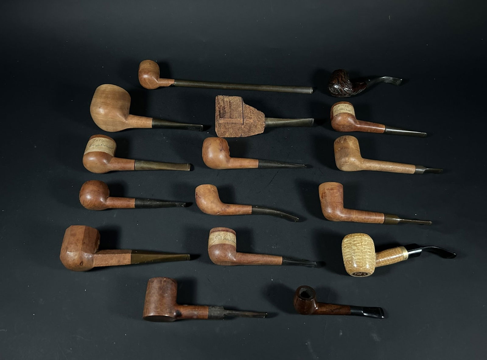 A Group of Sixteen Smoking Pipes (1 of 10)