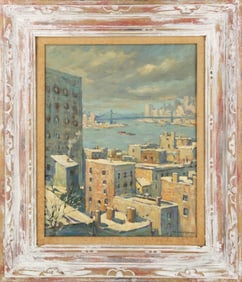 Clarence K. Chatterton ( American, 1880 - 1973 ) Landscape Oil On Canvas