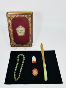 A Group of Five Jade and Agate Articles