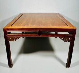 A Chinese Hardwood Squre Table