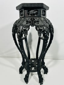 A Chinese Marble-inset Table, Late Qing Dynasty