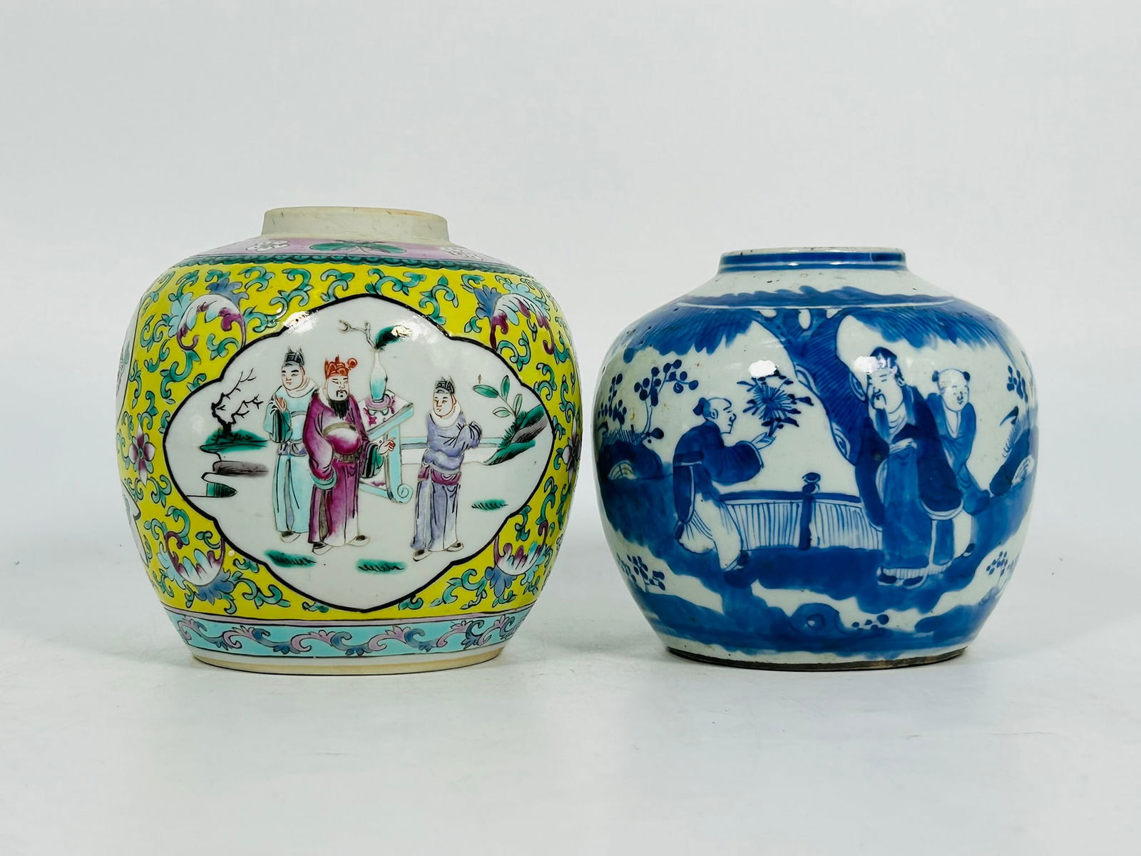 Two Small Chinese Jars, Late Qing Dynasty (1 of 7)