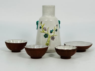 A Group of Five Chinese Pottery Wares