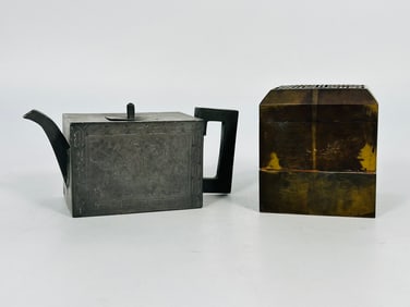 Two Chinese Metal Wares